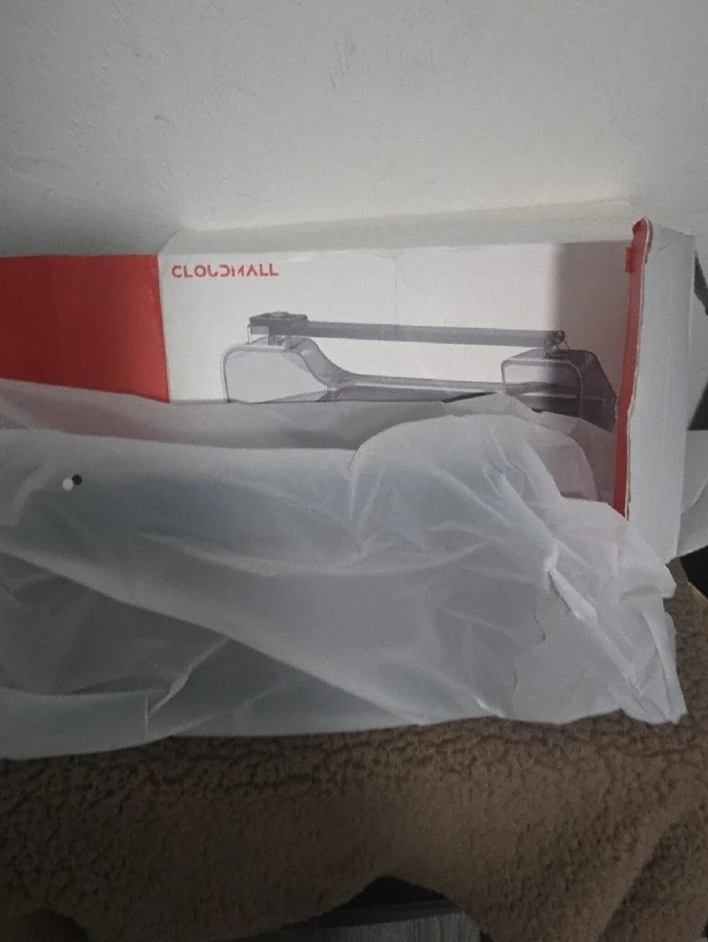 Under Screen Storage Box - Clear